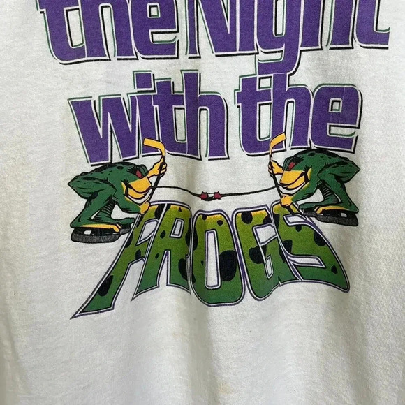 Vintage T-Shirt - I Spent the Night with the Frogs 80s 90s - Picture 3 of 7